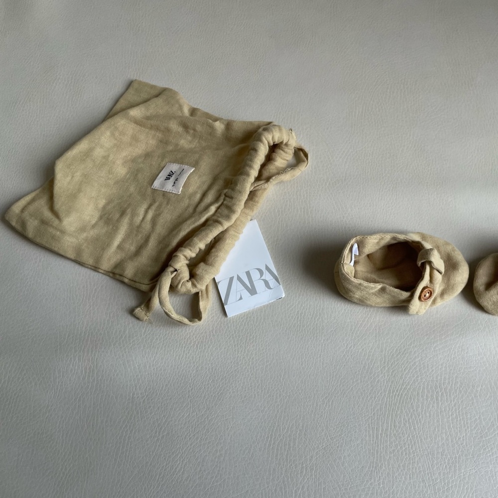 Zara Baby Cotton Booties 0-12months - Picture 13 of 14